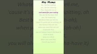 Hey Mama  David Guetta ft Nicki Minaj  Bebe Rexha amp Afrojack lyrics shorts [upl. by Yelad]