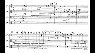 Giacinto Scelsi  Manti I II amp III for Viola 1957 ScoreVideo [upl. by Yregerg822]