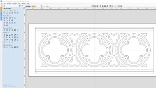 Gothic Quatrefoil  Vectric V11 Tutorials [upl. by Anavahs]