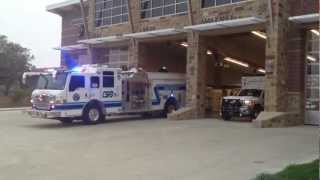 College Station FD Engine 726 amp Medic 766 Responding to Medical Call [upl. by Rabiah]