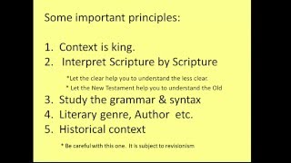 Exegesis and Hermeneutics  Lesson 7 [upl. by Artie]