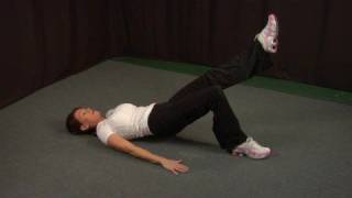 Abdominal Exercises  Abdominal Exercises Supine Bridge Leg Extension [upl. by Nerhe821]