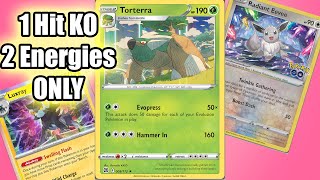 Powerful Budget TORTERRA Deck 300 Damage For 2 Energies [upl. by Neit]