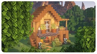 ASMR Survival Building  Minecraft Building a Big Medieval Cozy House 🏡  ✨Chill amp Relax [upl. by Llarret658]