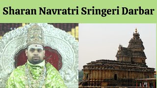 Sringeri SharanNavratri Darbar  Jagadguru SriSriSri Vidhushekhara Bharati Sannidhanam  JagadguruTV [upl. by Fahy]