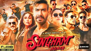 Singham Again Full Movie Hindi Dubbed  Ajay Devgan Akshay Kumar Dipika Ranveer Tiger Arjun Review [upl. by Haeli]