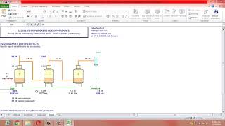 Videotutorial uso de hoja Excel evaporación múltiple [upl. by Anyek]