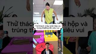 Thử thách nhảy khỏi hộp và trúng thưởng lớn siêu vui [upl. by Alleusnoc]