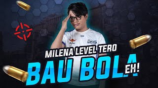 MILENA TERO LEVEL BAU BOLA EH  PUBGM MONTAGE [upl. by Nueoht]