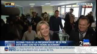 Marine Le Pen 2e tour Election presidentielle 6 mai 2012 [upl. by Morita]