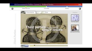 Saylor POLSC231 US Government amp Politics Lesson 9  Political Parties [upl. by Kcerred]