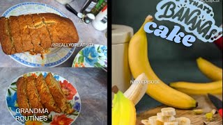 Banana cake Banana breadeasy recipe bananacake recipeinurdu recipe food grandmaroutines4325 [upl. by Ennaer]