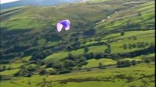 Parahawking with Axis paragliding Brecon Beacons Wales [upl. by Roye]