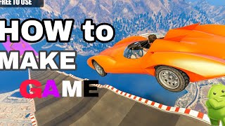 How to make Game in android 😱 easy step  mobile me game kese banaye gta v in mobile real 100 [upl. by Eniluj129]