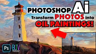 Photoshop Ai Create the Look of PAINTINGS from PHOTOS with Generative Fill [upl. by Naujled30]