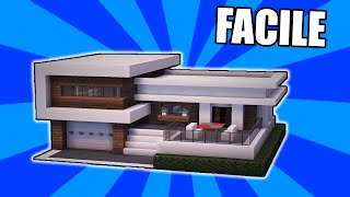 COME COSTRUIRE UNA CASA MODERNA BELLISSIMA  Minecraft Tutorial FACILE [upl. by Noslen891]