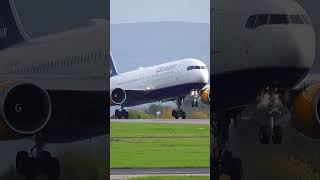 Smoothest 767 Landing Ever Recorded [upl. by Trebornhoj]