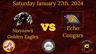 Nixyaawii Golden Eagles vs Echo Cougars Varsity Girls [upl. by Dal325]