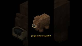 Por qué no hay osos pardos en Minecraft minecraft shorts viral humor [upl. by Rodman]