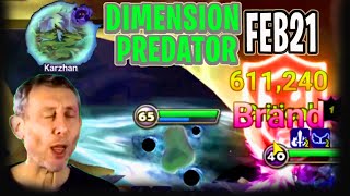 BORING AND REPEAT Dimension Predator KARZHAN BOSS NAT 4 ONLY  isengdudegame Summoners War [upl. by Danyelle627]