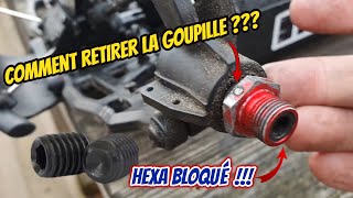 hexa bloqué  comment retirer la goupille [upl. by Kerk]