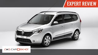 Renault Lodgy  Expert Review  CarDekhocom [upl. by Annawad]