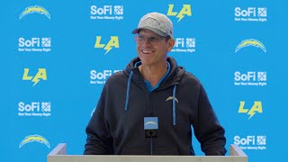 Jim Harbaugh On Chargers SNF Win vs Bengals  LA Chargers [upl. by Toffic304]