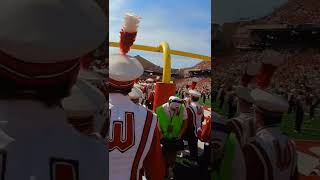 UW Marching Band Runon POV  Wisconsin v Alabama 9142024 [upl. by Nnayr]