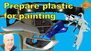 How to Prepare Plastic for Spray Paint for a Long Lasting Finish [upl. by Jenkins]