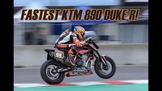 The FASTEST KTM 890 Duke R Race Bike Build Part 2 [upl. by Raskin671]