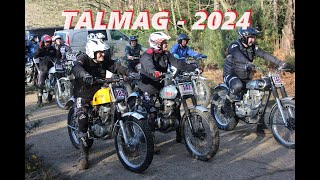 TALMAG 2024  Classic Motorcycle Trial Part 1  AJS BSA MATCHLESS NORTON ROYAL ENFIELD TRIUMPH [upl. by Aikahs794]