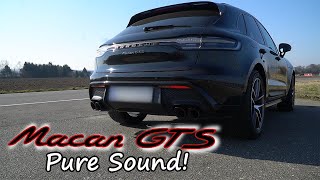 2022 Porsche Macan GTS  PURE SOUND [upl. by Ymmak]