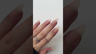 Clean girl aesthetic💓💓 nails nailart naildesign nailtutorial [upl. by Elkraps891]