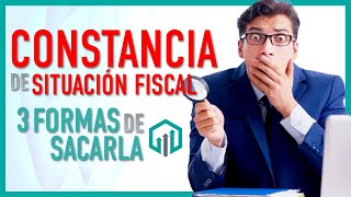 ✔️ Cómo imprimir mi RFC SIN CONTRASEÑA 2023  Constancia Situación Fiscal desde pagina del SAT CIF [upl. by Gobert]