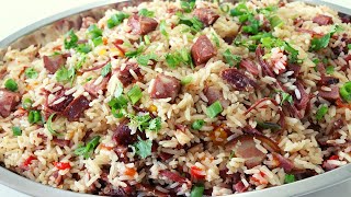 ARROZ TROPEIRO RECEITA FÁCIL AGORA QUERO FAZER SEMPRE NA MINHA CASA [upl. by Oirom330]