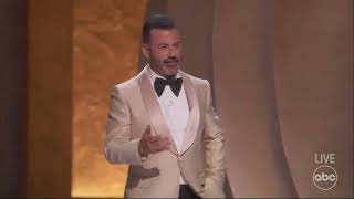 Jimmy Kimmel makes fun of Donald Trump at the Oscars [upl. by Redna]