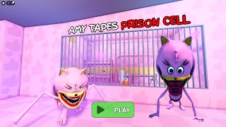 Shin Amy Tapes Barrys Prison Run  All Morphs Unlocked Tapes Amy Shadow Knuckles Gameplay [upl. by Mercola]