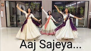 Aaj SajeyaEasy Wedding Sangeet Choreography jaltarangdanceacademyjalpashelat [upl. by Aninep764]