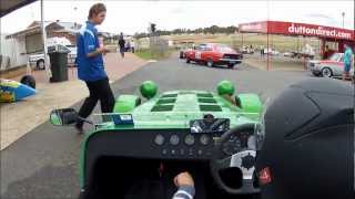 Leitch Super Sprint Clubman Winton Test And Tune Session 2 Spinout [upl. by Ttessil]