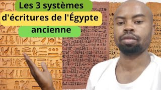 les 2 systèmes décritures de lÉgypte ancienne que vous ignorez [upl. by Mosi]