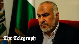 Moment Hamas spokesperson ends BBC interview abruptly after being challenged [upl. by Yesdnik]