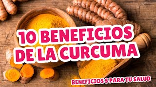 10 beneficios de la CURCUM [upl. by Tanah]