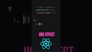 React useEffect Explained FAST Essential Tips in 55s [upl. by Adleremse846]