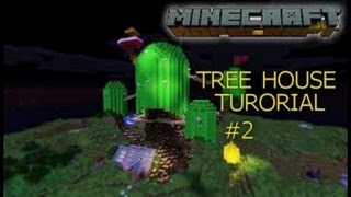 Minecraft Adventure Time Tree House Tutorial 2 [upl. by Quentin]