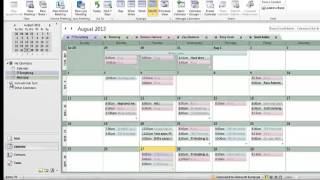 Create and Share Calendar in Outlook [upl. by Filiano394]