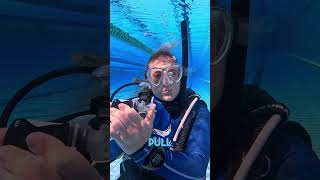 How To Breathe From A Free Flowing Scuba Regulator  Scuba Skills 🤿 [upl. by Anomis]