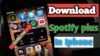 How to download spotify plus in Iphone laddidhiman jailbreak jailbreakiphone [upl. by Musette879]