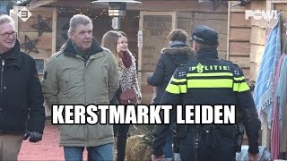 Bezoekers kerstmarkt Leiden boos [upl. by Yht]