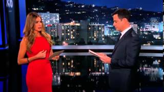 Sofia Vergara slaps Jimmy Kimmel on US TV [upl. by Evie809]