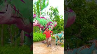 TRex Dinosaur Magic Fight In Jurassic World [upl. by Aranat]